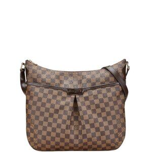 LOUIS VUITTON Authentic Brown Damier Leather Shoulder Bag